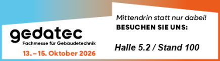 Wir sind dabei, WIDOPAN GmbH auf der gedatec Berlin